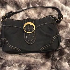 Black leather small bag